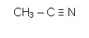 Text Box: CH3 – C ≡ N